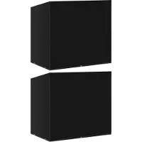 vidaXL Schommelbankhoezen 2 st met 6 oogjes 185x117x170 cm