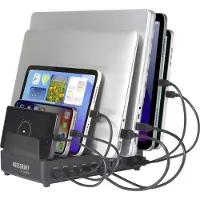 Voltcraft UC-240W01 USB-laadstation 240 W 6x USB-C, 4x USB-A Fast Charge, Quick Charge, USB PD Zwart Binnen USB Power Delivery (USB-PD)