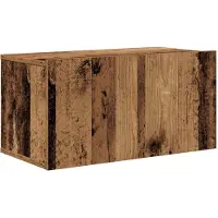 vidaXL Tv-meubelset 10 st Oud Hout Bewerkt hout