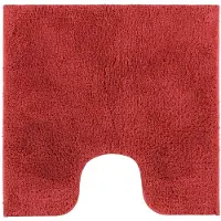 Casilin Havana WC-mat - 59 x 59 cm - Met uitsparing - Rood