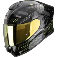 Scorpion EXO-530 Air Fond Integraalhelm Zwart/Neongeel M