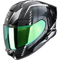Scorpion Exo-530 Air Theras helm, zwart/wit/groen, maat XS (53/54)