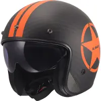 LS2 OF601 Bob II Carbon Star Open-Face Helm