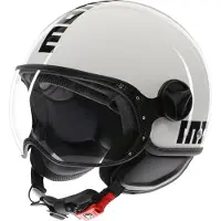 Momo FGTR Classic Jethelm Wit/Zwart 55, unisex