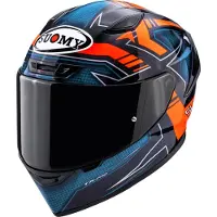 Suomy TX-Pro Flawless, integraalhelm ,Zwart/Blauw/Oranje/Wit ,L