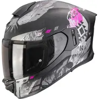 Scorpion EXO-530 Air Hadji, integraalhelm ,Mat Zwart/Grijs/Pink ,S