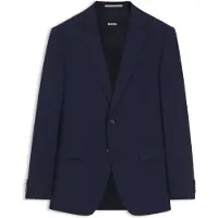 BOSS Slim-fit colbert van scheerwol Maat 106