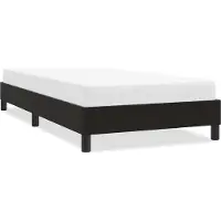 vidaXL Bedframe zonder matras 100x220 cm fluweel zwart