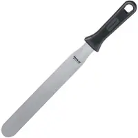 Westmark Professioneel paletmes, recht, flexibel, lemmet: 3,5 x 30,5 cm, lengte: 43,5 cm, RVS/kunststof, Master Line, zwart/zilver, 31242270