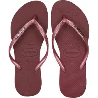 Havaianas HAV. SLIM LOGO METALLIC AMARANTH Dames Slippers - amaranth