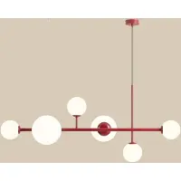 Aldex Hanglampe , Joel, dimbare, Rood, Eetkamer, Metaal, Modern