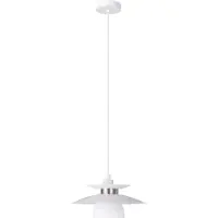 Eglo Brenda - Hanglamp - E27 - Ø 32 cm - Wit/Nikkel/Mat