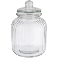 Assheuer & Pott Voorraadpot - Bewaarpot - Glas - Ø 17,5 cm - Ø 9 cm - Vaatwasserbestendig - Breukvast