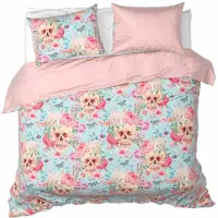De Witte Lietaer Dekbedovertrek Mexicana Blush Satijn-240 x 200 / 220 cm | Lits-Jumeaux
