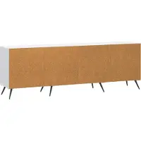 vidaXL TV Kast 150 x 31 x 50 cm Wit Bewerkt hout
