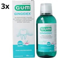Gum 3x Mondspoelmiddel Gingidex 300 Ml