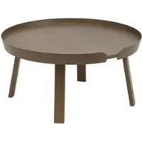 Muuto Around Coffee Table Salontafel Stained Dark Brown | Large