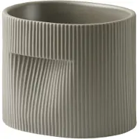 Muuto Bloempot Ridge Taupe 15 cm