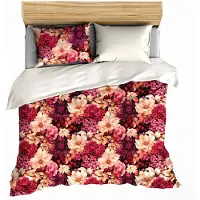 De Witte Lietaer Dekbedovertrek Dahlia Coral Paradis Satijn-240 x 200 / 220 cm | Lits-Jumeaux