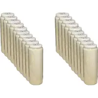 Spaas Max-candle van - 9-dagenbranders - 20 stuks - Wit