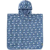 Fresk Dinosaur Poncho Blauw