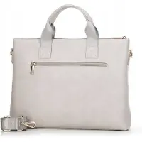 WITTCHEN Dames Laptoptas 15,6" Beige - Elegant Eco-leeg