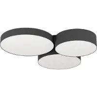 Eglo Led plafonnière Barbano-Z 3-lichts - zwart
