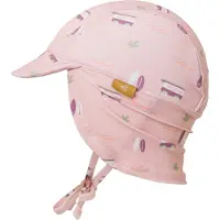 Fresk UV 50+ Zonnehoed voor kinderen 74 – Beschermende Reishoed – Hoofdbescherming Meisjes - Roze - Surf Girl