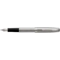 Parker Sonnet vulpen | Roestvrij staal met palladium detail | Fijne penpunt | Geschenkdoos