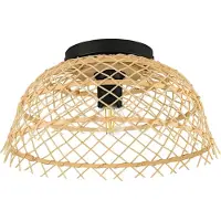 Eglo Rotan plafondlamp Ausnby Ø 37cm