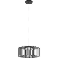 Eglo Slimme hanglamp Connect Ginestrone-Z, dimbaar, zwart, Woon-/ Eetkamer, metaal, Modern, Slimme hanglamp