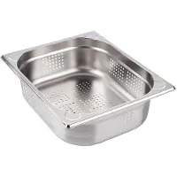 H.W.Larsen Gastronormbak - GN Bak - RVS - Vaatwasserbestendig - Breukvast - Stapelbaar - BPA-Vrij - GN 1/2 - 265 x 325 mm - H 100 mm