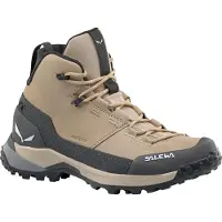 Salewa - Women's Puez Leather Mid PTX - Wandelschoenen 37, beige/grijs