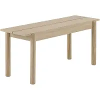 Muuto Linear Bank Hout 110 Cm - Bankjes Eiken Oak - 40982