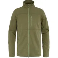 Fjällräven - Abisko Lite Fleece Jacket - Fleecevest S, olijfgroen