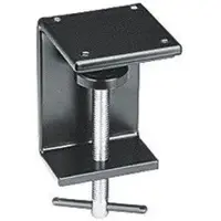 Waldmann Tafelklem voor LED-licht ROCIA, TANEO & TEVISIO, klembereik 0-65 mm, staal, zwart