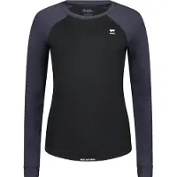 Mons Royale - Women's Tarn Merino L/S - Merinolongsleeve M, zwart