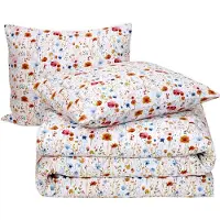 MOODIT Dekbedovertrek Odil Anette Bloom Paradise Katoen-200 x 200 / 220 cm | 2-Persoons