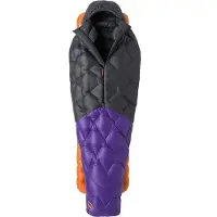 Big Agnes Fly Creek UL 25 (850 RDS DownTek) Donzen Slaapzak Long (Maat - L, Kleur - Asphalt/Royal Purple)