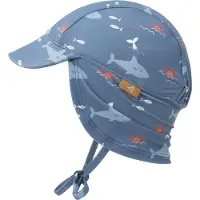 Fresk UV 50+ Zonnehoed voor kinderen 62 – Beschermende Reishoed – Hoofdbescherming Jongens - Blauw - Shark
