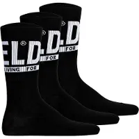 Diesel Sokken 'SKM-Ray' lichtgrijs / zwart