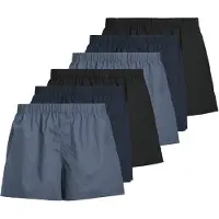 Jack & Jones Jacmilano Woven Boxers 6 Pack Geweven Boxershorts