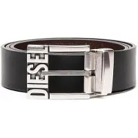 Diesel Riem donkerbruin / zwart