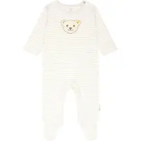 Steiff Rompertje/body beige / ecru / donkerbruin