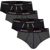Sloggi Slip rood / zwart / wit