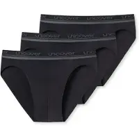 Schiesser Slip 'Rio' donkergrijs / zwart