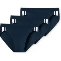 Schiesser Slip 'Rio' donkerblauw / wit