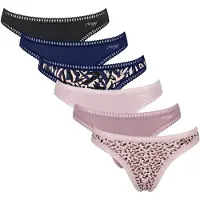Sloggi String beige / donkerblauw / bruin / rosa / zwart