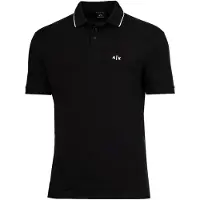 Armani Exchange Shirt zwart / wit