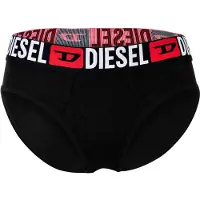 Diesel Slip 'Oxy' rood / zwart / wit